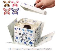 Chaies Explosive Birthday Box, Butterfly Gift Box | Creative Explosive Butterfly Shape Birthday Box, Valentine's Day Gift Box - Surprise Birthday Box, Gift Box
