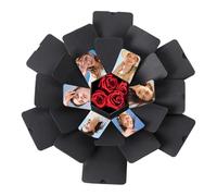 Chaies Explosive Birthday Box, Valentine's Day Gift Box | Explosive Gift Box with 6 Faces, Handmade Photo Album, Beautiful Scrapbook Photo Album, Love Gift Box for