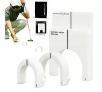 Chaies Golf Putter Trainer, Putting Coach | Golf Hole Cutting, Excellent Training Aid, Golf Putter Coach Includes Protective Bag for Practice in