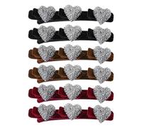 Chaies Hair Clips for Women, Hair Accessory Heart - Small Retro Braid Clip | For Short Long Thick Thin Hair Sport Party Ceremony Birthday