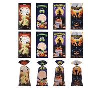 Chaies Halloween Candy Bags, Halloween Gift Bags - Cute Goody Pumpkin Ghost Candy Bag | Treat Bags for Halloween Snacks, Scary Festive Decoration for