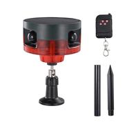 Chaies Motion Detector Alarm, LED Solar Motion Detector with Remote Control, Loud Sound and Adjustable Motion Sensor Siren for School Farm Yard Factory