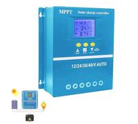 Chaies MPPT Solar Controller, Solar Panel Controller, Solar Energy Controller with Adjustable Modes - Increase the Solar Power Conversion Controller for Caravans, Villas and Solar Street Lights