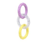 Chaies Pet Chew Toy, Dog Chew Toy - Interactive Chew Ring Toy for Dogs - Chew Toy Ring for Teeth Cleaning, Indestructible Dog Toy for Small, Medium and