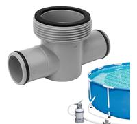 Chaies Pool Hose T-Piece - Distributor for Filter Pump Circulation System, High-Strength T-Adapter Connection for Maintenance Cleaning Drainage