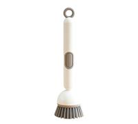 Chaies Scrubbing Brush for Dishes, Rotating Cleaning Brush for Dishes - Long Handle Household Cleaner for Sink, Stove, Crevices Pans, Shower, Bathroom