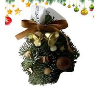Chaies Small Desktop Christmas Tree, Small Table Christmas Tree | Waterproof Miniature Table Centerpieces for Christmas Tree - PVC Miniature Artificial Christmas Tree with Bell for Christmas,