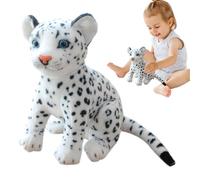 Chaies Snow Leopard Plush Animals, Cheetah Plush Animal | Cute Leopard Plush Toys, Plush Stuffed Toys, Cheetah Plush Animals, Room Decor