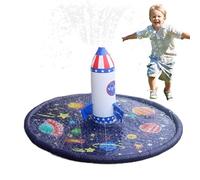 Chaies Sprinkler Pool, Splash Pad - Outdoor Inflatable Mat Splash Proof | Thick Sprinkler for Swimming Pool, Inflatable Toys for Theme Parties, Summer Entertainment