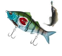 Chaies Swimming Bait, Swimming Bait for Bass Fishing, Multi-Articulated Trout Bass Lures - Innovative Fishing Bait for Lakes, Rivers, Shallow Waters and