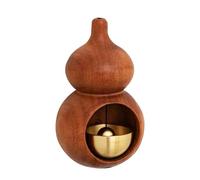 Chaies Tradesman Bell for Door Opening, Merchant Bell, Wooden Bell in the Shape of a Magnetic Bottle, Entry Door Chime Brass Wind Chime Welcome Bell