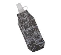 Chaies Travel Water Bottle, 500 ml Foldable Water Bottles for On the Go | Soft Lightweight Leak-proof Water Bottle for Hiking Camping Sports Outdoor