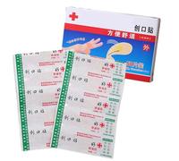 Chaies Waterproof Injury Bandages, Adhesive Bandages | Waterproof Bandage Dressing Strips | 50/100 Count Flexible Fabric Dashage Breathable Protective Stickers