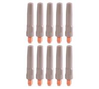 Chaies Welding Nozzle Set, Welding Nozzle, 10 Pieces Welding Torch Tip Spare Parts - Non-stick Coating Welding Torch Accessory Welding Tip for Protection