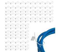 Chaies Wire Ties | 100 Pcs Thin Ties,Self-Locking Cable Management System with Marking Labels for Indoor Office Workshop Garden Home