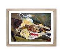 Chaim Soutine Still Life Study Classic Painting Framed Wall Art Print, Ready to Hang Picture for Living Room Bedroom Home Office Décor, Oak A4 (34 x 25 cm)