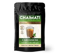 ChaiMati - Cardamom Chai Latte - Powdered Instant Tea Premix, 2 lbs Jar - Makes 100 Cups - Hot or Iced, Very Low Caffeine, Ready in seconds, Great for Gifting & Party - gets 'Chai on your Mind"