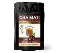 ChaiMati- Masala Chai Latte - Powdered Instant Chai Tea Premix, 2 lbs Jar - Amazing Flavor, Hot or Iced, Very Low Caffeine, Ready in seconds, Great for Gifting & Parties - gets "Chai on your Mind"