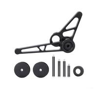 Chain Adjuster For 1-6 Speed Internal Hub Chain Adjuster For | Fits 1-6 speed hubs, prevents chain drop, smooth gear shifts, lightweight CNC build, easy bolt-on install(Black)