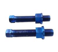 Chain Adjuster Tool Fit For Honda Fit For Suzuki Fit For Yam&aha Titanium Alloy Chain Adjuster Bolt Motocross Dirt Bike(Blue for M10)