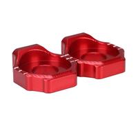 Chain Adjuster Tool Fit For Surron Light Bee S X Segway X160 X260 Fit For Talaria Brake Disc Guard Cover Chain Adjuster Axle Block(Axle Block Red)