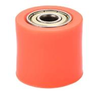Chain Adjuster Tool Fit For XR CR CRF 125 250 450 Pit Pro Dirt Bike 8mm Motorcycle Chain Pulley Roller Tensioner Wheel Guide(8mm-Orange)