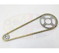 Chain and Sprocket Kit GOLD for Honda CB125F GLR125 2015 to 2020 models CBF125