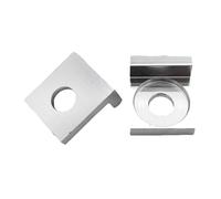 Chain Axle Adjuster Tensioner 12mm 15mm Aluminum CNC Chain Block Axle Tensioner Adjuster For Motorcycle Pit Bike XR50 CRF70 SDG 107 125 Chain Bolt Adjuster(12MM silvery)