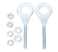 Chain Axle Adjuster Tensioner 2pcs 15mm Chain Tensioner Adjuster Chain Axle Tensioner Adjuster For 50cc to 125cc CRF50 ATV Pit Dirt Bike Chain Bolt Adjuster