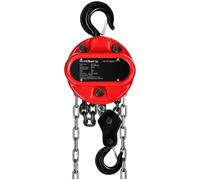 Chain Block 3,000 kg 3 m - Chain Hoists by Steinberg Systems Red