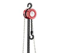 Chain Block with 1000kg Loading Capacity and 3 m Chain Length, Hoist for Forestry, Garages, etc.