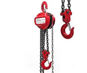 Chain Block with 2000kg Loading Capacity, 3m Chain Length 2.5m Lifting Height Hoist for easy Lifting