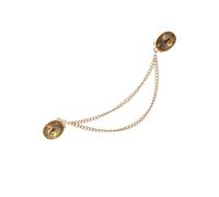 Chain Brooch Multifuntional Accessory Beautiful Flower Badge Delicate Perfect for Fashion Enthusiasts Present Unique Chain, One Size, as described