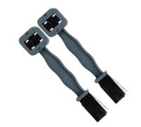 Chain Cleaning Brush | 2pcs duall-Headed Motorcycle Chain Washer | bbicycle Cleaning Tool | Motorcycle Gear Dirt Clean Brush for Quick and Easy of Chains