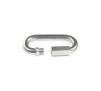 Chain Connector Metal Chain Lock Hook Heavy Duty Threaded Clamp Rotating Oval D Shaped Keychain Suitable for Swings and Camping 33