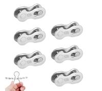 Chain Connector - Quick Link Links Joint, Chain Pin | 6pcs Heavy Duty Cycling Accessory Part Supplies for 6/7/8/9/10/12 Speed Chain, Easy to Install & Remove for Repair.