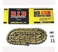 CHAIN-DID-420D G&B (RJ) X 134 GOLD AND BLACK MOTORCYCLE CHAIN