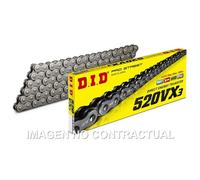 Chain DID 520 vx3 X 102 C for Moto Spare Parts Accessories Pieces Refills