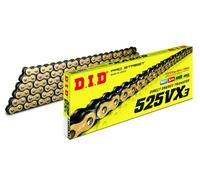 Did 525vx3 Clip X-ring Premium Chain Golden 124 Links