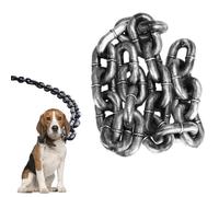 Chain Dog Leash - 2M PVC Waterproof Long Portable Shock Absorption Compact Fun Training Walking | Comfort Simulated Pet Iron Chains for Cats, Puppy, Large Dogs