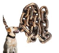 Chain Dogs Lead for Medium Dogs - Metal Dog Chain, Heavy Bite Leed for Puppies | 2 m / 6.56 ft Puppy Chains Waterproof | Shock-Absorbing Pet Lines, Funny Puppy