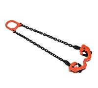 Chain Drum Lifter, 2000 lbs Capacity,with G80 Lifting Chain Sling,for lifting 30 and 55 gallon closed metal/plastic drums with a top lip. 、