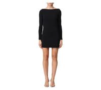 Chain-Embellished Open-Back Mini Dress - female - Dsquared2 - Short Dresses - Black - L - Dresses L