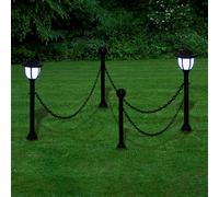 Chain Fence With Solar Lights | Solar Powered Chain Fence Lights