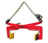 Chain Granite Slab Lifting Clamp, Heavy Duty Stone Scissor Lifting Clamp Tool, Vertical Transport Adjustable Chain, Wide Opening Industrial Cranes Equipment,23 inchess (