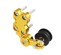 Chain Guard Case Protector Aluminum Alloy Adjuster Chain Tensioner Roller For Motorcycle Chopper ATV Black Red Silver Blue Motorcycle Chain Protector Guard(Yellow)