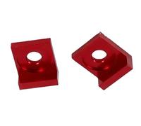 Chain Guard Case Protector For ATV Dirt Pit Bike Motocross Motorcycle CNC Aluminum 12mm 15mm Chain Axle Tensioner Adjuster Block set Motorcycle Chain Protector Guard(15MM red)