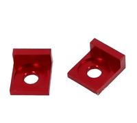 Chain Guard Case Protector For ATV Dirt Pit Bike Motocross Motorcycle CNC Aluminum 12mm 15mm Chain Axle Tensioner Adjuster Block set Motorcycle Chain Protector Guard(12MM red)
