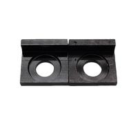 Chain Guard Case Protector For ATV Dirt Pit Bike Motocross Motorcycle CNC Aluminum 12mm 15mm Chain Axle Tensioner Adjuster Block set Motorcycle Chain Protector Guard(12MM black)