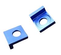 Chain Guard Case Protector For ATV Dirt Pit Bike Motocross Motorcycle CNC Aluminum 12mm 15mm Chain Axle Tensioner Adjuster Block set Motorcycle Chain Protector Guard(12MM blue)